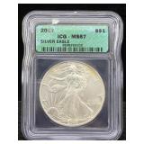 2007 Silver 1 Oz 999 Eagle In Case