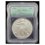 2007 Silver 1 Oz 999 Eagle In Case