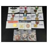 Large Assortment Of Military Medals, See Photos