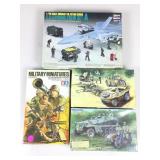 4- Asstd Scale Military Model Kits