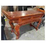 Asian Altar w/drawers, and carved accents,