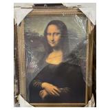 Framed Mona Lisa Print - 61x45in Approx