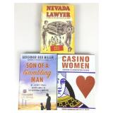 3 Signed books, Paul Rall, Nevada Lawyer, Bob