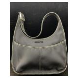 Coach New York Black Neoprene w/ Leather Trim