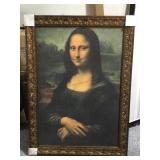Framed Mona Lisa Print - 61x45in Approx