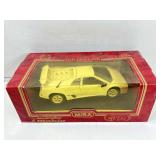 Golden Line Mira die cast yellow Lamborghini car,