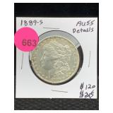 1889-s Silver Morgan Dollar