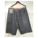FUBU Platinum Denim Fat Albert Shorts Sz 40