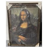 Framed Mona Lisa Print - 61x45in Approx