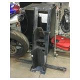 Motorcycle wheel choke stand