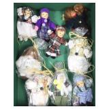 Small craft dolls. Assorted