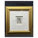 Rembrandt Original Early Run Dry Point Etching on