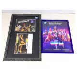 2 Framed promo poster and prints. Las Vegas