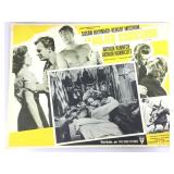 1952 The Lusty Men Spanish Lobby Card 16x12.5