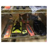 NIB Tools incl. Clamps, Folding shovel, level and