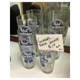 11 Vtg Pabst Blue Ribbon, 6in tall