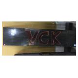 VGK wood sign, 11x48in