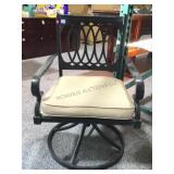 Metal Swivel patio chair