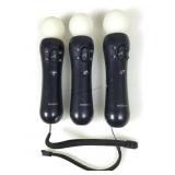 3 Sony motion controllers.