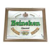 Heineken special dark beer advert mirror framed