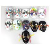 Painted mini decorative masks. Assorted
