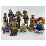 Mexican Folk Art Paper Mache Figures