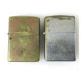 2 Vtg Zippo Lighters