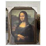 Framed Mona Lisa Print - 61x45in Approx