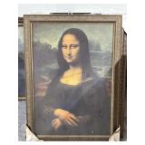 Framed Mona Lisa Print - 61x45in Approx