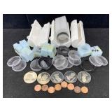 Garfield Coins And Coin Storage Containers