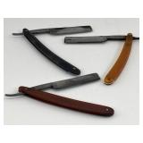 3 Vtg Straight Razors. Henry Sears & Son Barbers