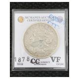 1878-cc Signature Series Silver Morgan Dollar