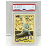 Psa 7.5 1985 topps Tiffany George Brett