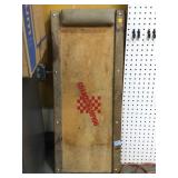 Vtg Grand Champion wood mechanic creeper, 15x36in