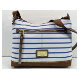 BOC Born Concept Navy Stripped Cross Body Bag.