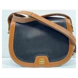 Vtg Givenchy Paris Leather Crossbody Bag.