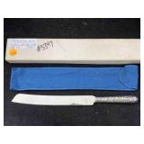 1965 Sterling Silver Handle Cake Knife, Tw 60g,