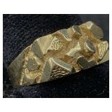 14k Gold Ring, Tw 4g, Sz 6