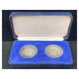 2 Silver Columbian Half Dollars From 1892 & 1893