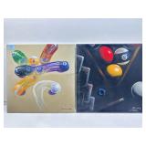 2 James Wing Signed LE Giclee On Canvas. Ink