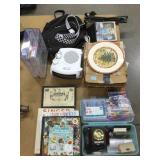 Sticker books w/office supplies, bag and more