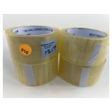 4 New clear rolls packing/shipping tape