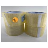 4 New clear rolls packing/shipping tape