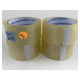 4 New clear rolls packing/shipping tape