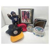 Mixed sports lot with cards