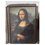 Framed Mona Lisa Print - 61x45in Approx