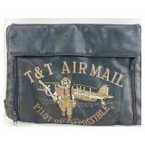 Bogyï¿½s Paris T&T Airmail Leather Messenger Bag.