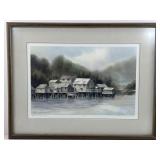 N Taylor Stonington Signed LE Print On Paper.