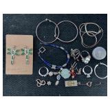 Fashion Jewelry Incl. Earrings, Some Silver