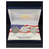 3 Centuries Of Silver Dollars Incl. Morgan, Peace